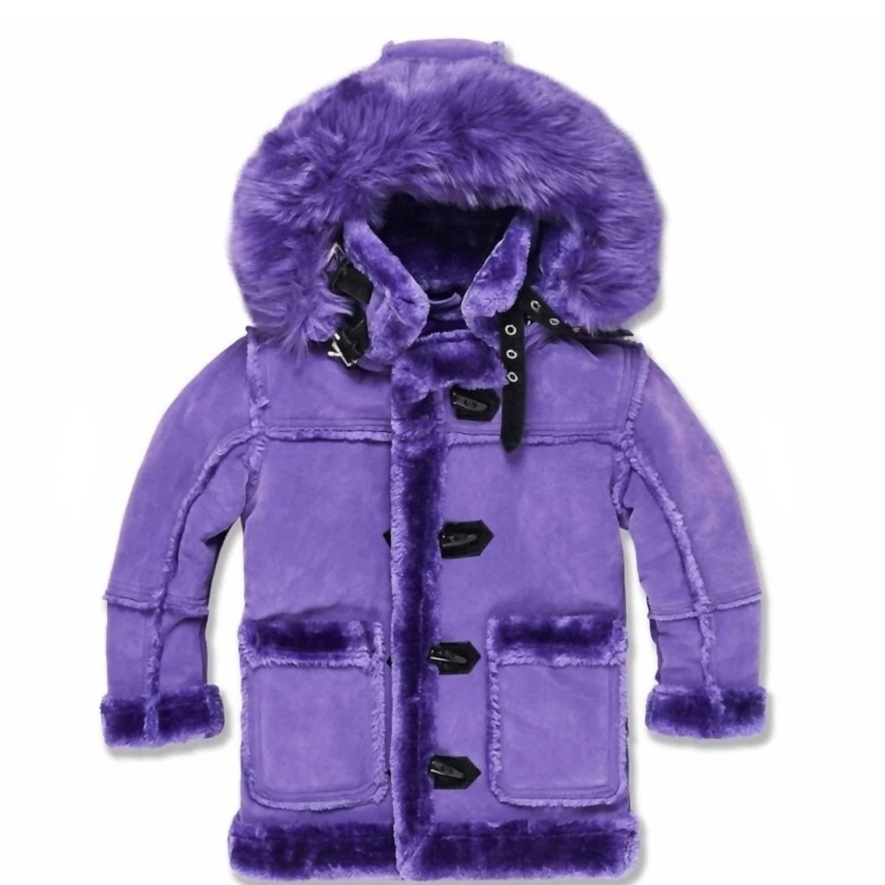 Jordan Craig Kids Purple Pea Coat